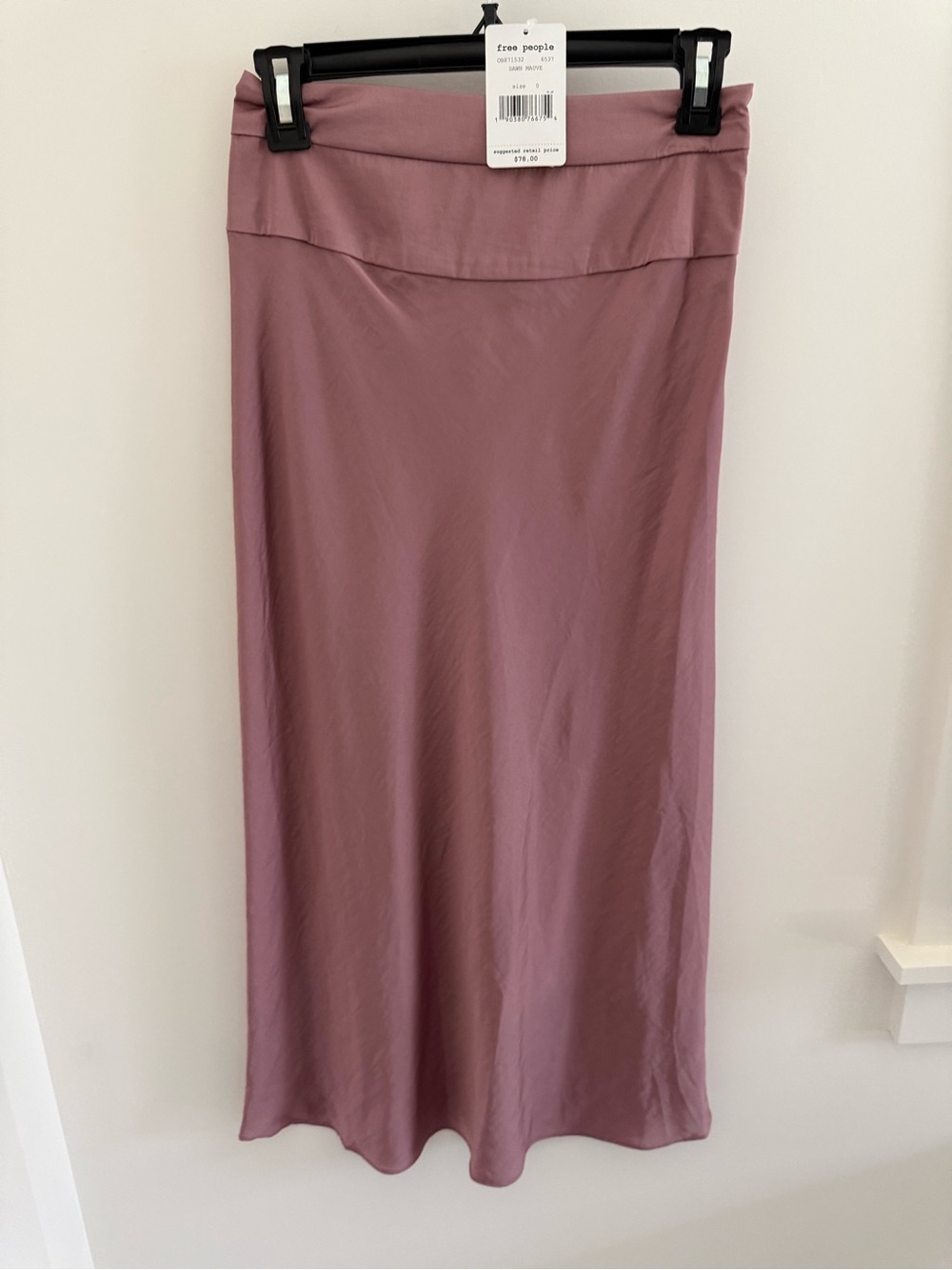 Free People Dusty Rose Slip Maxi Skirt